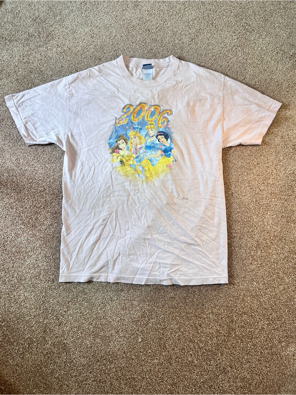 Disney Light Pink Crewneck T-Shirt